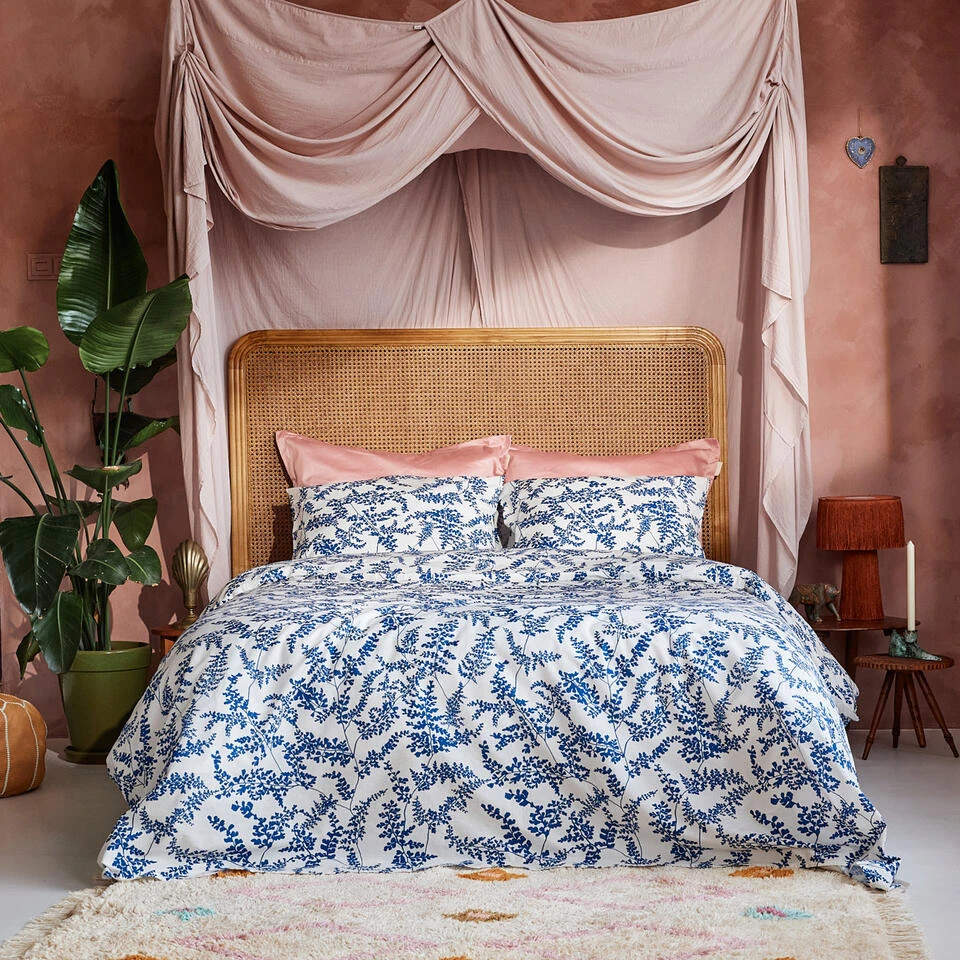 Cinderella Melodie - Dekbedovertrek - Katoen - 200x200/220 Cm - Blauw 4 Cinderella Melodie - Dekbedovertrek - Katoen - 200x200/220 Cm - Blauw - Afbeelding 2