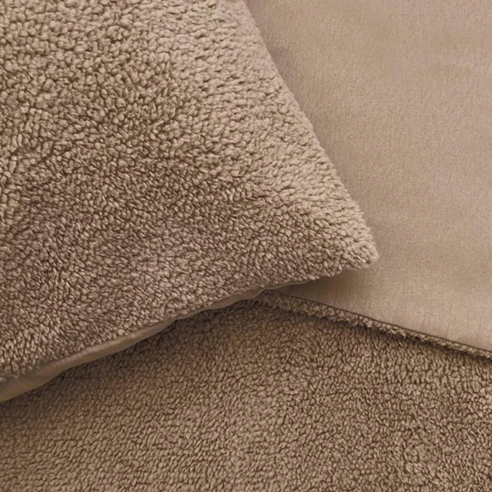 Byrklund - Dekbedovertrek Soft & Fluffy - 240x220 Cm - Taupe 5 Byrklund - Dekbedovertrek Soft & Fluffy - 240x220 Cm - Taupe - Afbeelding 3