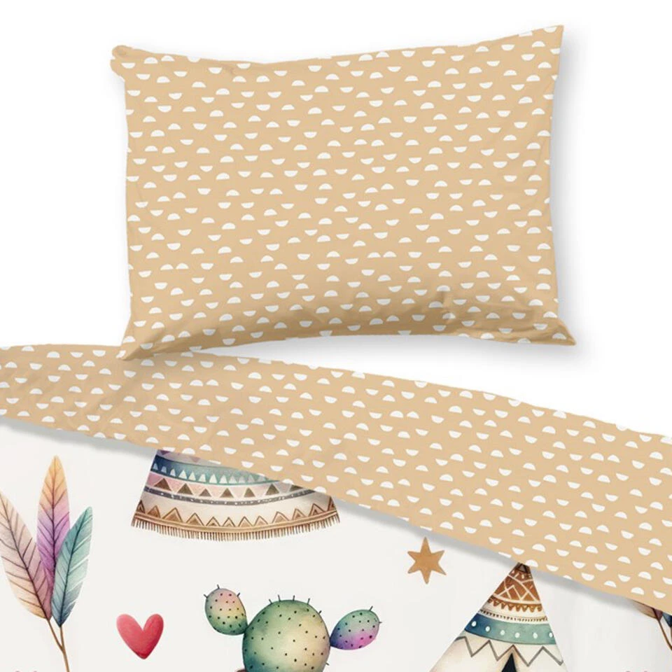 Good Morning Goodmorning Peuter Dekbedovertrek Boho Multi-Junior (120 X 150 Cm) 4 Good Morning Goodmorning Peuter Dekbedovertrek Boho Multi-Junior (120 X 150 Cm) - Afbeelding 2