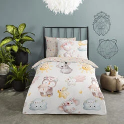 Goodmorning Peuter Koala’s En Uiltjes Dekbedovertrek Zand-Ledikant (100 X 135... -Leen Bakker Winkel 53a36975e1c04530b3cf9db8615c194f 1