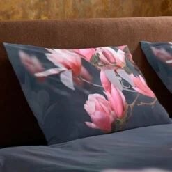 Pure Blossom Dekbedovertrek Antraciet-1-persoons (140 X 200/220 Cm) -Leen Bakker Winkel 5add83247bf343dbb7623b46a6d3e7c5