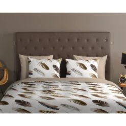 Good Morning Dekbedovertrek "veren" - Zand - (140x200/220 Cm) - Katoen 9 Good Morning Dekbedovertrek "veren" - Zand - (140x200/220 Cm) - Katoen -Leen Bakker Winkel 5b17db9778604d119763b64335e75726