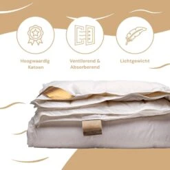 Ten Cate 4-Seizoenen 90% Ganzendonzen Dekbed 140x200 Cm -Leen Bakker Winkel 5ca56094b6d24c619ddc905c3dd1e6f7