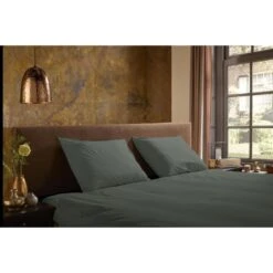 Pure Dekbedovertrek "uni Dessin" - Groen - (240x200/220 Cm) - Microfiber -Leen Bakker Winkel 5d6bcfd27c644d1e8e6f655f018b2a55 2