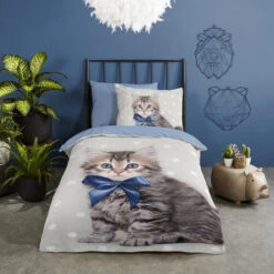 Good Morning Mae Kinderdekbedovertrek Blauw -Leen Bakker Winkel 5e706c56524e46bd802ab3fa1f325f5c