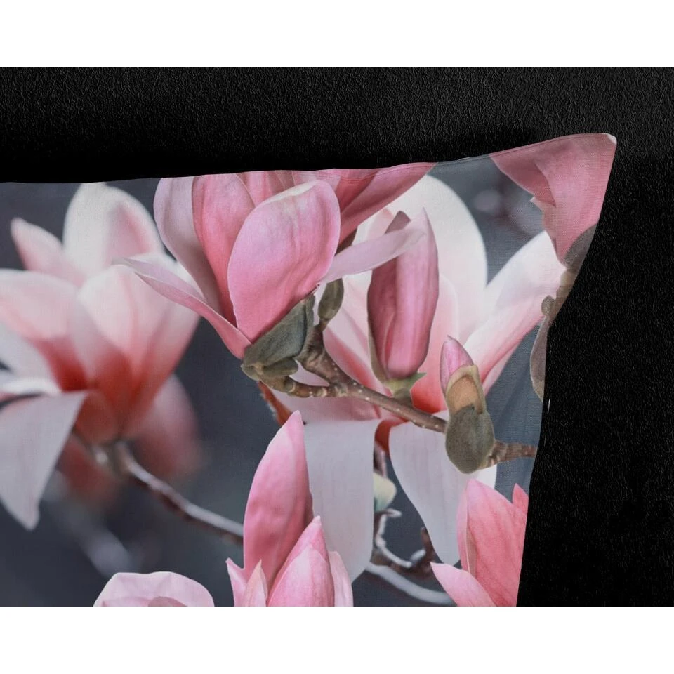 Pure Blossom Dekbedovertrek Antraciet-Lits-jumeaux (240 X 200/220 Cm) 11 Pure Blossom Dekbedovertrek Antraciet-Lits-jumeaux (240 X 200/220 Cm) - Afbeelding 9