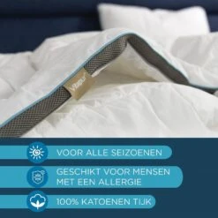 Vitapur Dekbed - Dekbed 140x200 - Premium Memosilver - All Year Dekbed - Wit -Leen Bakker Winkel 5f7f473f63c644a6ad72edb1a0f076ff