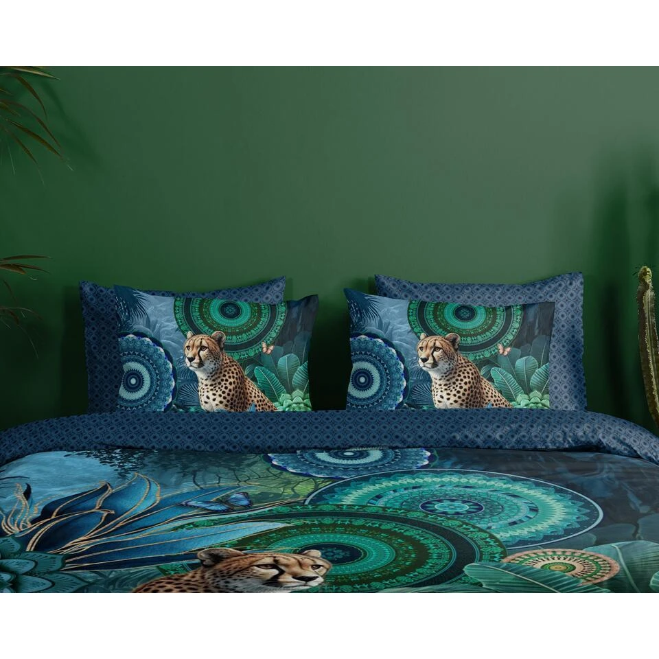 HIP Collectie Panter Dekbedovertrek Multi-1-persoons (140 X 200/220 Cm) 6 HIP Collectie Panter Dekbedovertrek Multi-1-persoons (140 X 200/220 Cm) - Afbeelding 4