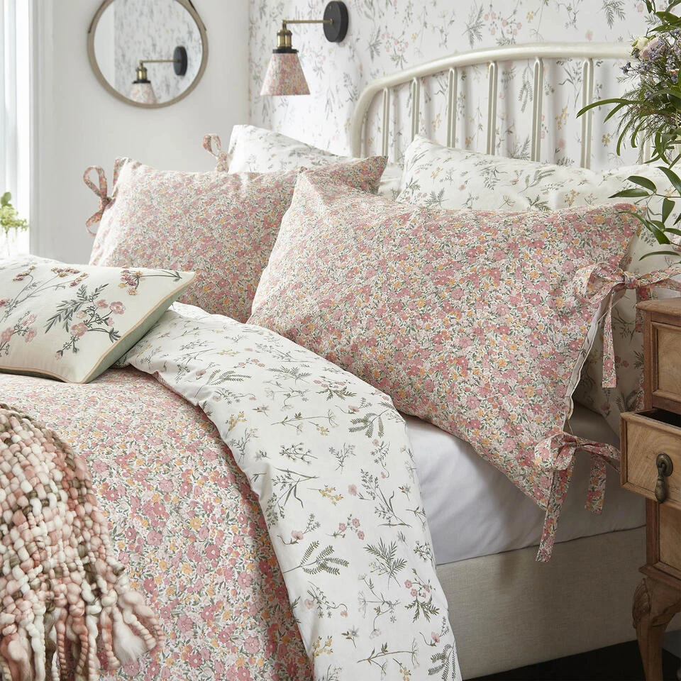 Laura Ashley Lovestone Dekbedovertrek - Bloemen - Lits-Jumaux 6 Laura Ashley Lovestone Dekbedovertrek - Bloemen - Lits-Jumaux - Afbeelding 4