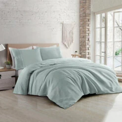 Zavelo DeLuxe Waffle Dekbedovertrek Lichtgroen-2-persoons (200 X 200/220 Cm) -Leen Bakker Winkel 625b34f64f424c6a8481ac8e1ad15d47