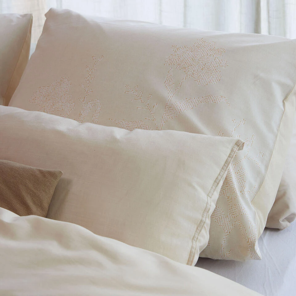 Walra - Dekbedovertrek Yarrow Elegance - 140x220 Cm - Zand 10 Walra - Dekbedovertrek Yarrow Elegance - 140x220 Cm - Zand - Afbeelding 8