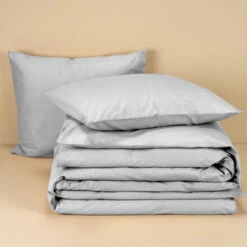 Moodit Dekbedovertrek Basil Silver - Hotelmaat - 260 X 240 Cm - Katoen -Leen Bakker Winkel 62dcfe308b8242ad99ed2a51d7d888ae 2