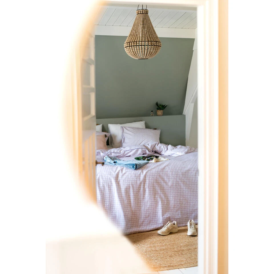 Dindi Home - Dekbedovertrek Daisy Dreams - 140x220 Cm - Lila 5 Dindi Home - Dekbedovertrek Daisy Dreams - 140x220 Cm - Lila - Afbeelding 3