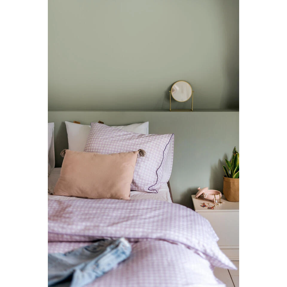 Dindi Home - Dekbedovertrek Daisy Dreams - 140x220 Cm - Lila 6 Dindi Home - Dekbedovertrek Daisy Dreams - 140x220 Cm - Lila - Afbeelding 4