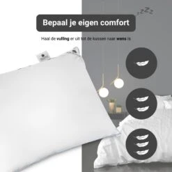 Troonz Hotel Hoofdkussen Portofino - Afmeting 60 X 70 Cm 15 Troonz Hotel Hoofdkussen Portofino - Afmeting 60 X 70 Cm -Leen Bakker Winkel 6383438f5be64504b3c742e0b048ed6c