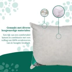 Ten Cate 100% Eendenveren Hoofdkussen - 60x70 13 Ten Cate 100% Eendenveren Hoofdkussen - 60x70 -Leen Bakker Winkel 664f60ea004741aea6f4dd4cf8360df4 1