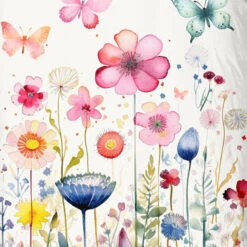 Pure Kinderdekbedovertrek "bloemen" - Multi - (140x200/220 Cm) - Microfiber -Leen Bakker Winkel 674bfad252f54b3b96a07fe754a92a81