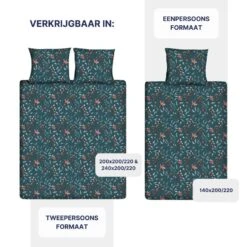 Ten Cate Katoenen Dekbedovertrek - 200x200/220 Cm - Evie -Leen Bakker Winkel 68bcc2b9983b4bfeb6530d9e45467529