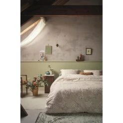 Ariadne At Home Blooming Flowers Dekbedovertrek - 200x200/220 - Zand -Leen Bakker Winkel 6956bb40ac254d378d2e53d5d6af865e