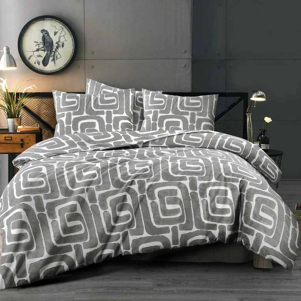 Day Dream Sem - Dekbedovertrek - Lits-jumeaux - 240x200/220 Cm - Grijs 4 Day Dream Sem - Dekbedovertrek - Lits-jumeaux - 240x200/220 Cm - Grijs - Afbeelding 2