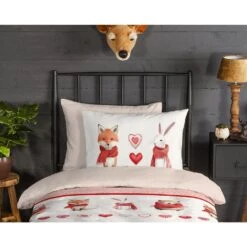 Good Morning Timmy Flanel Dekbedovertrek Rood -Leen Bakker Winkel 6c4fc686026d42fbbcc44eeeb2b37b66