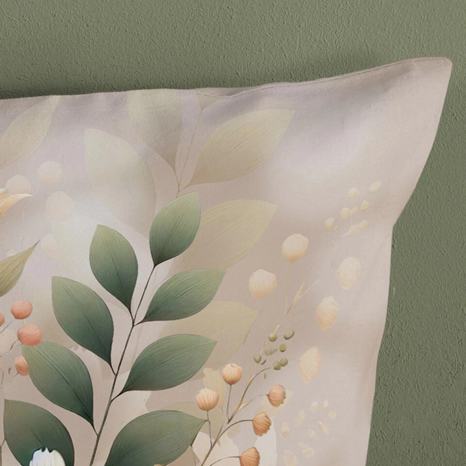 Good Morning Bloemenveld Dekbedovertrek Zand-1-persoons (140 X 200/220 Cm) 4 Good Morning Bloemenveld Dekbedovertrek Zand-1-persoons (140 X 200/220 Cm) - Afbeelding 2