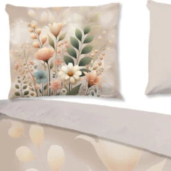 Good Morning Bloemenveld Dekbedovertrek Zand-2-persoons (200 X 200/220 Cm) -Leen Bakker Winkel 70a70b787e32482ea6d217c4585bfbc8