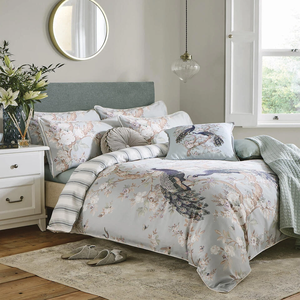 Laura Ashley Belvedere Dekbedovertrek - Dieren - Lits-Jumaux 230x220cm 4 Laura Ashley Belvedere Dekbedovertrek - Dieren - Lits-Jumaux 230x220cm - Afbeelding 2