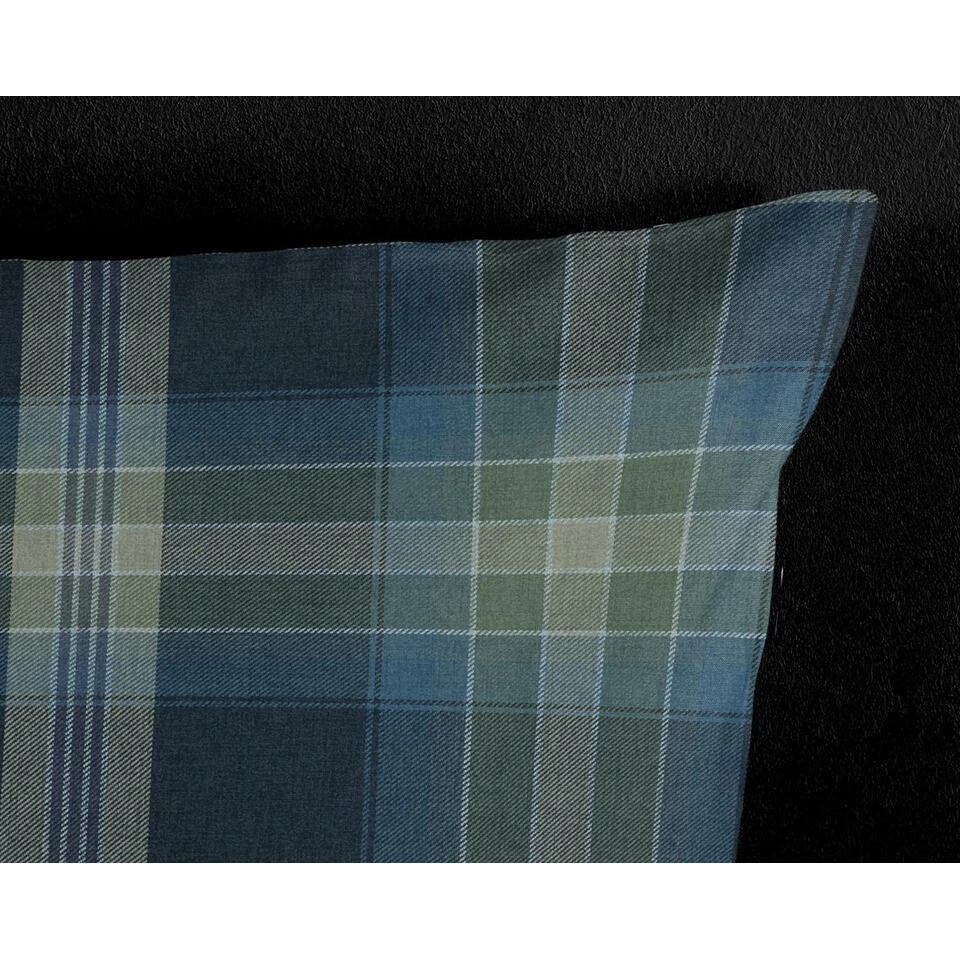 Pure Dekbedovertrek "geruite Print" - Multi - (200x200/220 Cm) - Microfiber 5 Pure Dekbedovertrek "geruite Print" - Multi - (200x200/220 Cm) - Microfiber - Afbeelding 3