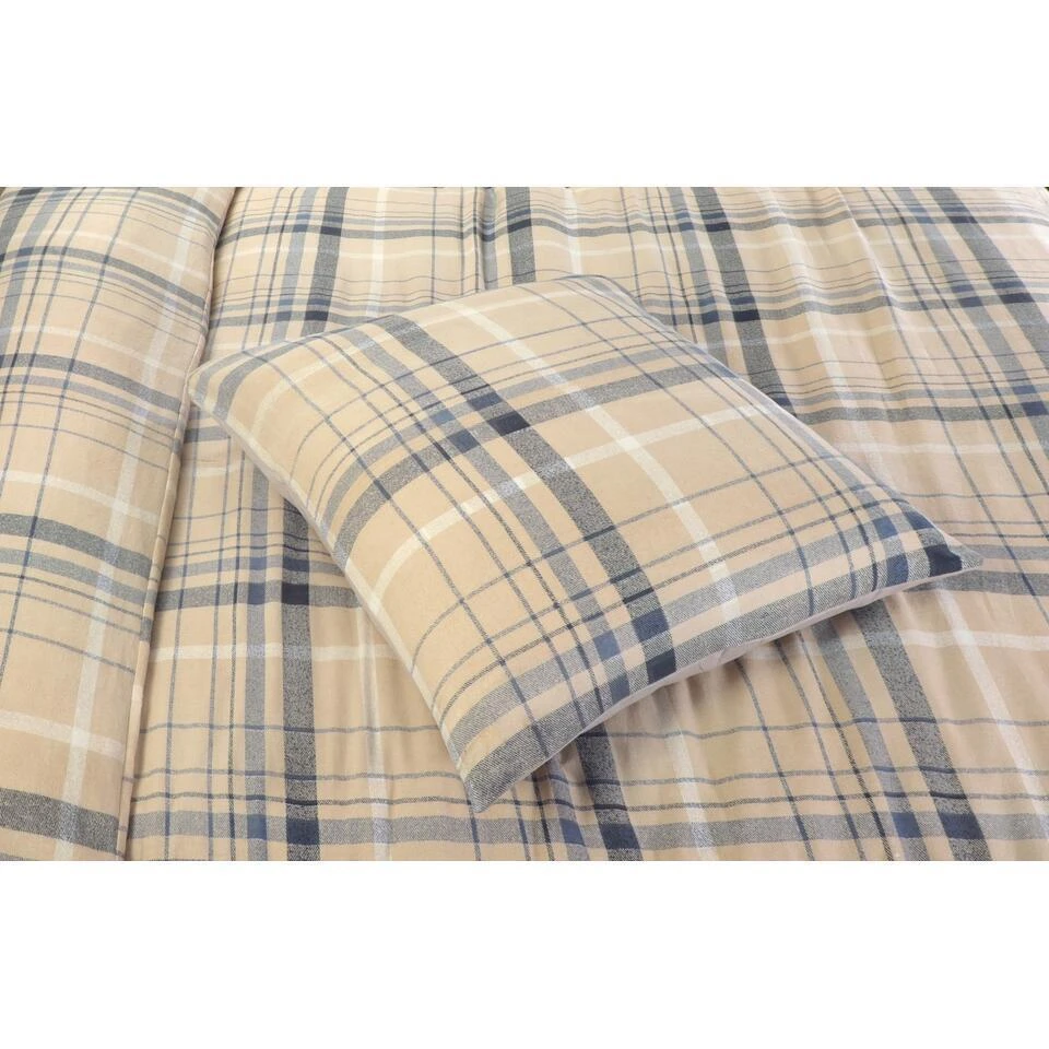 Day Dream Dekbedovertrek Sölden Flanel - 240x200/220cm - Beige 6 Day Dream Dekbedovertrek Sölden Flanel - 240x200/220cm - Beige - Afbeelding 4