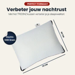 Troonz Hoofdkussen Pocketpillow Plus -Leen Bakker Winkel 76dfca7da2774e49ac43d568ab899808