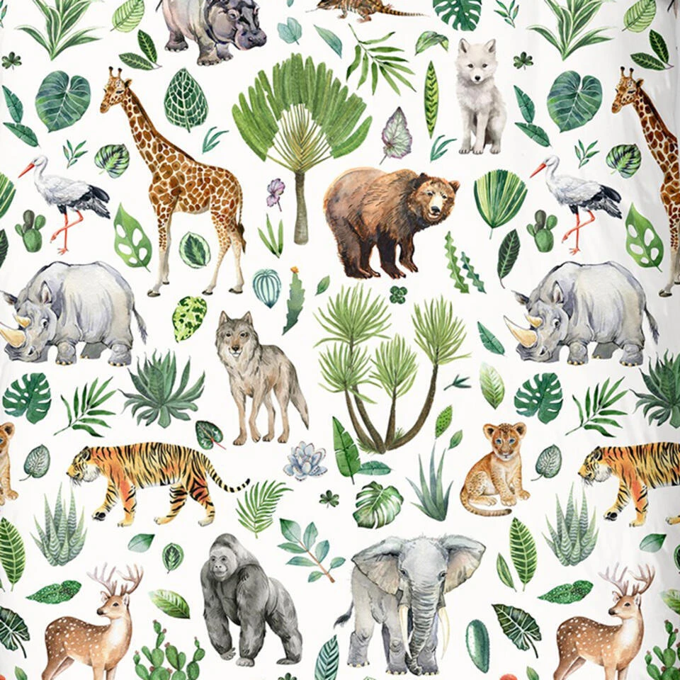 Goodmorning Peuter Dekbedovertrek Dieren Multi-Ledikant (100 X 135 Cm) 11 Goodmorning Peuter Dekbedovertrek Dieren Multi-Ledikant (100 X 135 Cm) - Afbeelding 9