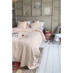 Dindi Home - Dekbedovertrek Funky Frills - 200x220 Cm - Roze -Leen Bakker Winkel 7cad118a1e214f2c81301cdd0e8165d6