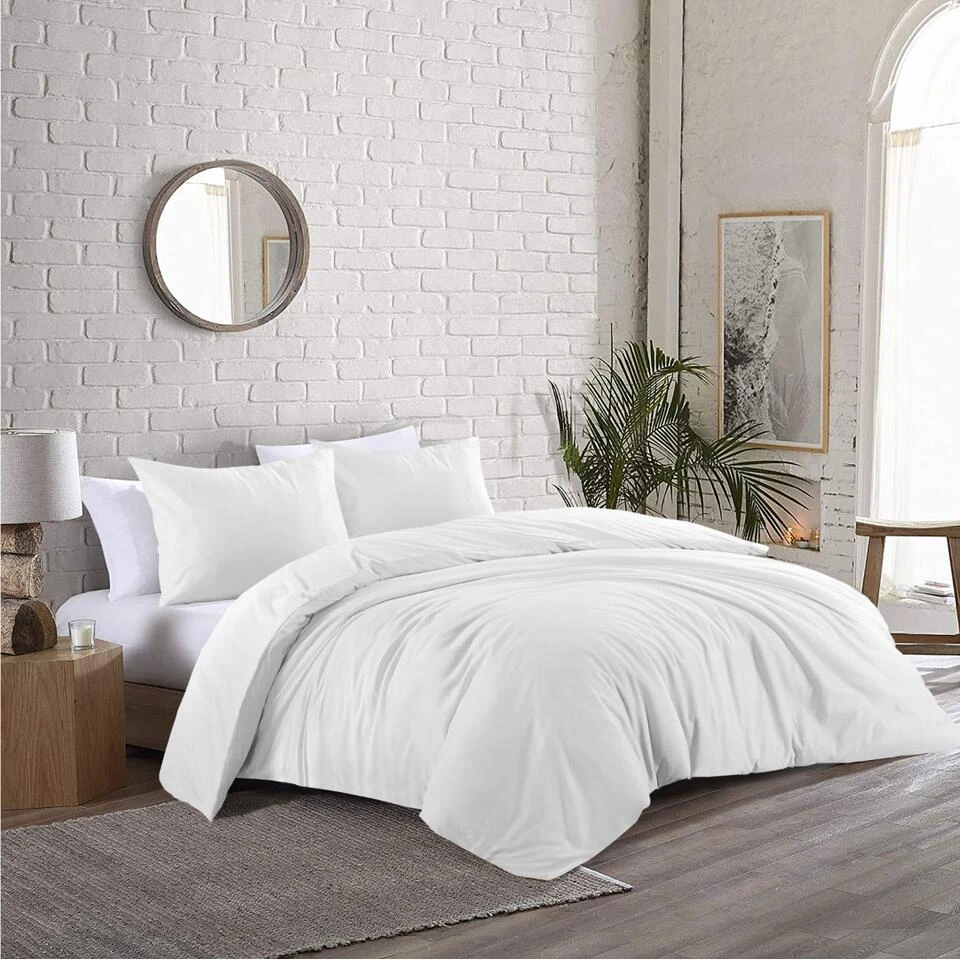 Day Dream Uni Katoen - Dekbedovertrek - Lits-jumeaux - 240 X 200/220 - Ivoor 4 Day Dream Uni Katoen - Dekbedovertrek - Lits-jumeaux - 240 X 200/220 - Ivoor - Afbeelding 2