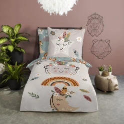 Pure Momo Kinderdekbedovertrek Zand -Leen Bakker Winkel 7e44482ae2b24053b1ae46c72b64acb4