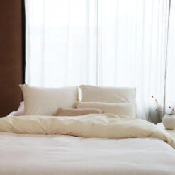 Walra - Dekbedovertrek Yarrow Elegance - 200x220 Cm - Zand -Leen Bakker Winkel 7e8e4690239548a1a6d1b68584ca46cd