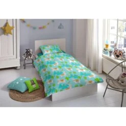 Good Morning Kinderdekbedovertrek Lara - Blauw - 140x200/220 Cm 5 Good Morning Kinderdekbedovertrek Lara - Blauw - 140x200/220 Cm -Leen Bakker Winkel 81019127 0200