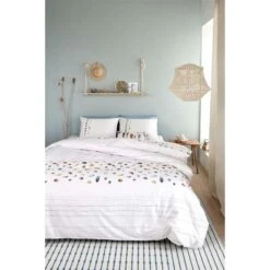 Marjolein Bastin Dekbedovertrek Shellfish - Wit - 140x200/220 Cm -Leen Bakker Winkel 81020261 0020