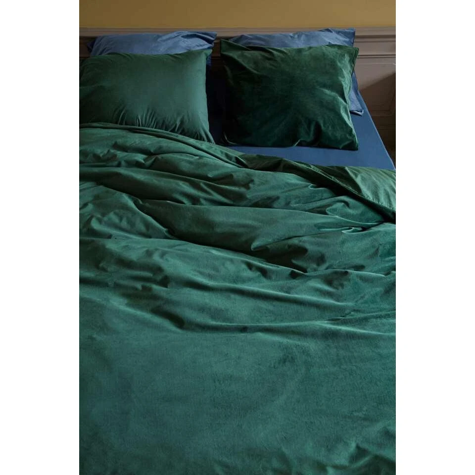 At Home By Beddinghouse Dekbedovertrek Tender - Groen - 140x220/220 Cm 7 At Home By Beddinghouse Dekbedovertrek Tender - Groen - 140x220/220 Cm - Afbeelding 5