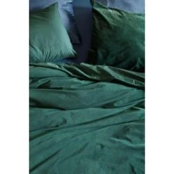 At Home By Beddinghouse Dekbedovertrek Tender - Groen - 240x220/220 Cm -Leen Bakker Winkel 81024530 0400