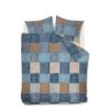 Ariadne At Home Dekbedovertrek Wool Shades - Blauw - 200x200/220 Cm -Leen Bakker Winkel 81024550