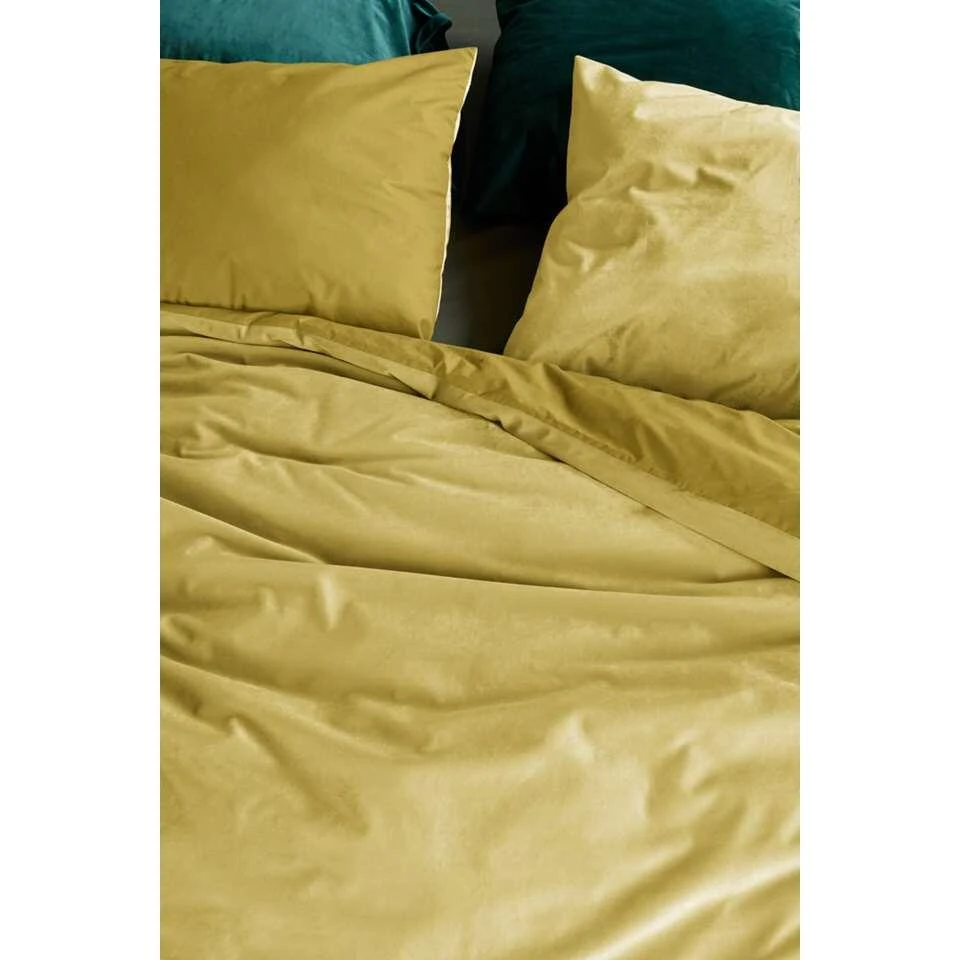 At Home By Beddinghouse Dekbedovertrek Tender - Oker - 240x200/220 Cm 5 At Home By Beddinghouse Dekbedovertrek Tender - Oker - 240x200/220 Cm - Afbeelding 3