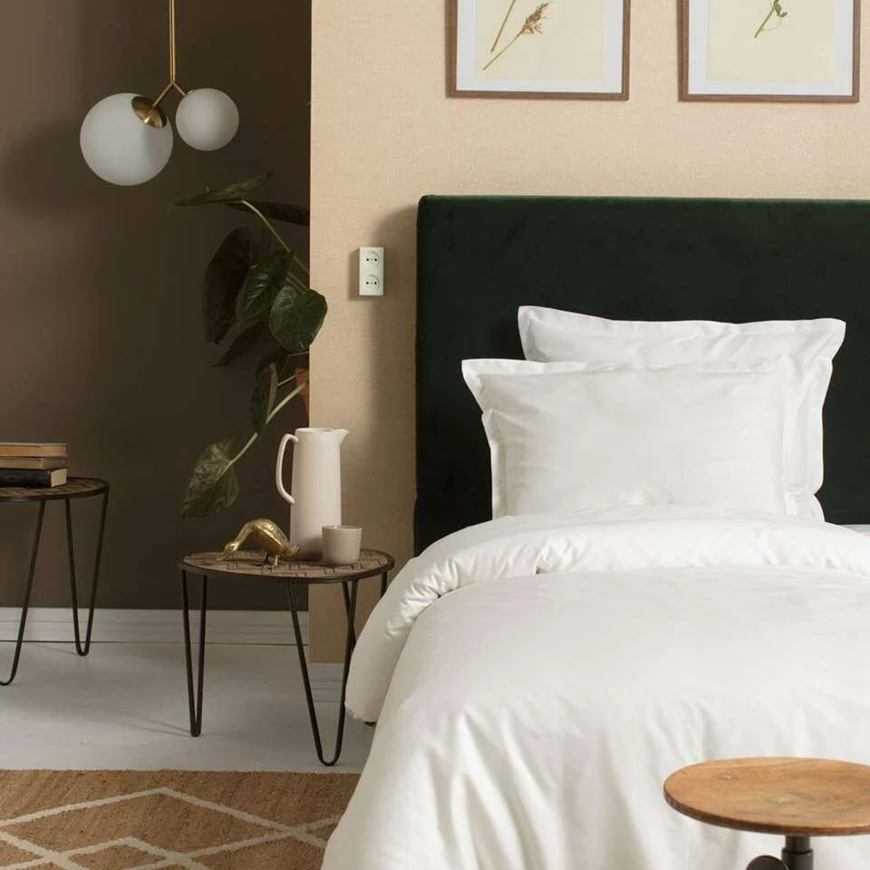 Cinderella Dekbedovertrek Uni - Ivoor - 140x200/220 Cm 4 Cinderella Dekbedovertrek Uni - Ivoor - 140x200/220 Cm - Afbeelding 2