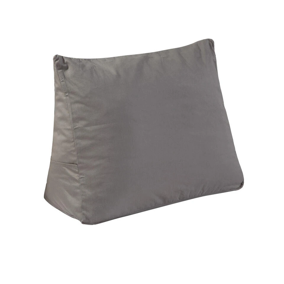 Polydaun Sloop Voor Bedzitkussen - Antraciet - 65x30 Cm 4 Polydaun Sloop Voor Bedzitkussen - Antraciet - 65x30 Cm - Afbeelding 2