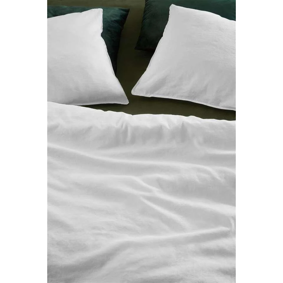 At Home By Beddinghouse Dekbedovertrek Easy - Wit - 140x200/220 Cm 4 At Home By Beddinghouse Dekbedovertrek Easy - Wit - 140x200/220 Cm - Afbeelding 2