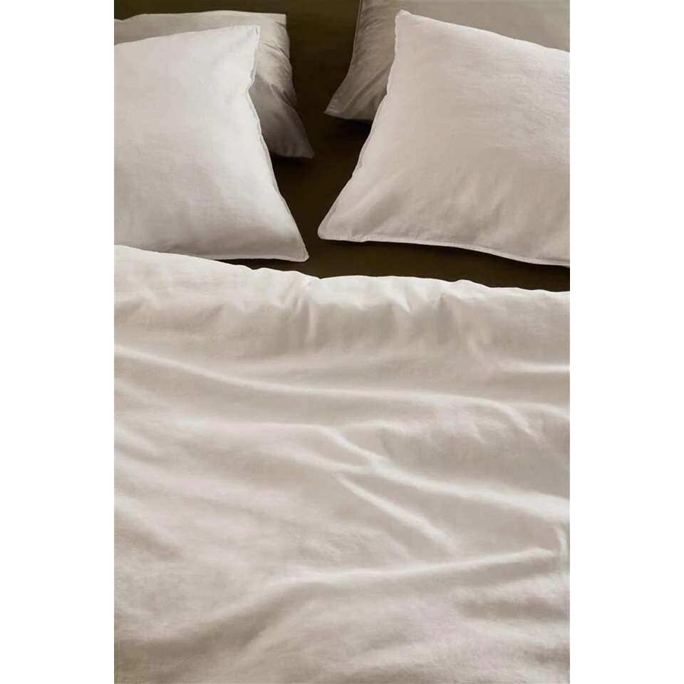 At Home By Beddinghouse Dekbedovertrek Easy - Zand - 200x200/220 Cm 4 At Home By Beddinghouse Dekbedovertrek Easy - Zand - 200x200/220 Cm - Afbeelding 2