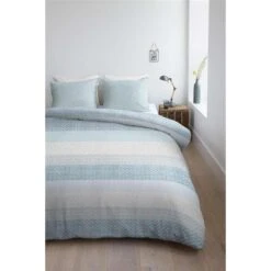 Ambiante Dekbedovertrek Laine - Blauw - 240x200/220 Cm 7 Ambiante Dekbedovertrek Laine - Blauw - 240x200/220 Cm -Leen Bakker Winkel 81027870 0100