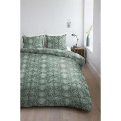 Ambiante Dekbedovertrek Ruya - Groen - 240x200/220 Cm -Leen Bakker Winkel 81027897 0100