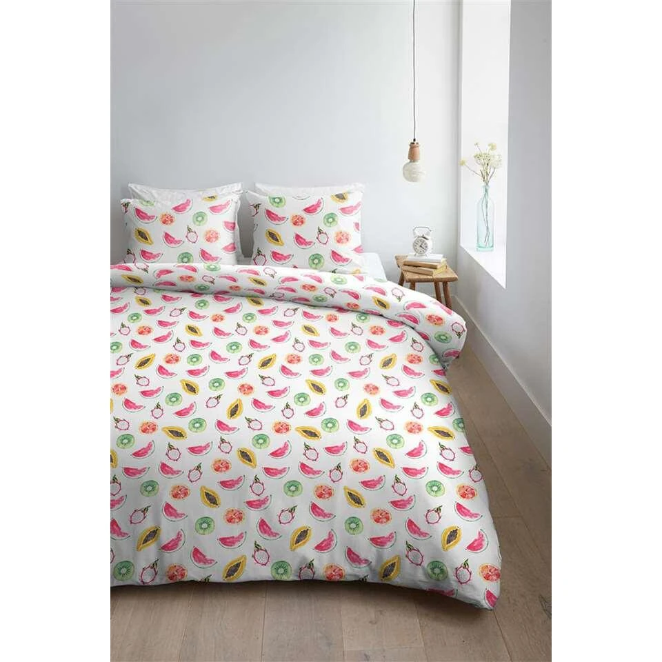 Ambiante Dekbedovertrek Tutti Frutti - Multikleur - 140x200/220 Cm 6 Ambiante Dekbedovertrek Tutti Frutti - Multikleur - 140x200/220 Cm - Afbeelding 4
