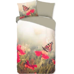 Good Morning Klaprozen Dekbedovertrek Multi-2-persoons (200 X 200/220 Cm) -Leen Bakker Winkel 83777c20fd4e453b88fb428bd9a17bee